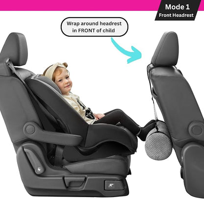 Swanoo, Car Seat Foot Rest for Kids Car Seat Accessories Leg Rest for Car Seat Kids Car Foot Rest with Extra Long Straps Adjusts to Any Carseat Or Toodlers Booster Seat by SWANOO, Grey, 1.0 Count