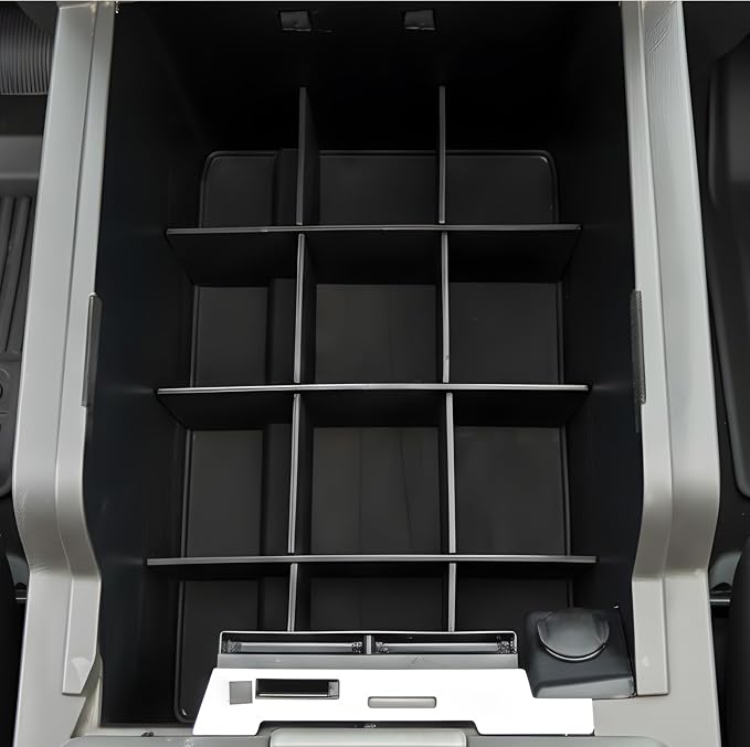 Vehicle OCD - Center Console Organizer for Ford F250 / F350 SuperDuty (2011-2016) (Full Console w/Bucket Seats ONLY) - Made in USA - SLX120