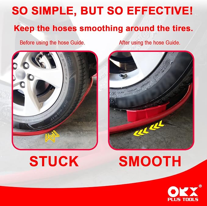 ORXPLUS Tools 4pcs Car Washing Hose Guide,Detailing Tool, for Car Washing, Gardening and Agriculture