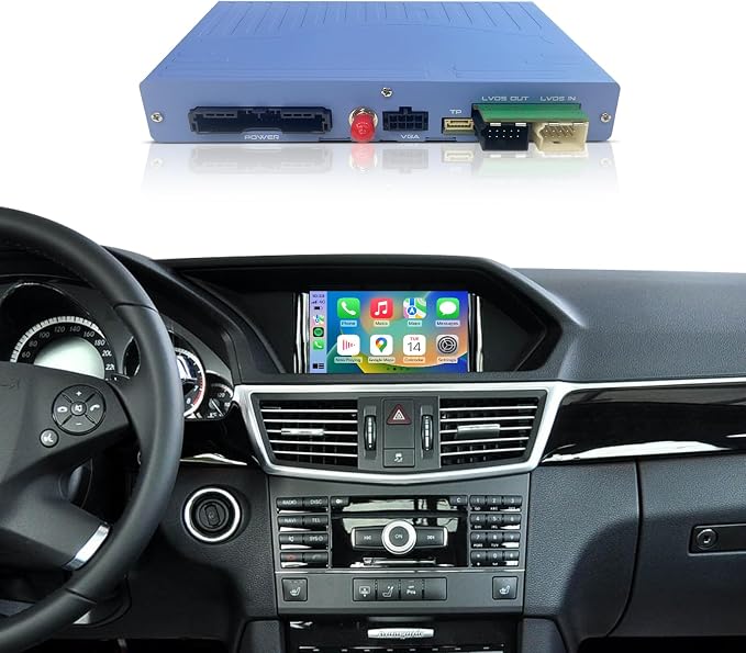 Gen3 NTG4.0 Wireless Carplay Android Auto Adapter for Mercedes Benz C E CL CLS S SL Class W204 W211 W219 C216 R230 W221 Support YouTube, Mirrorlink, Reverse Camera (NO HDMI)