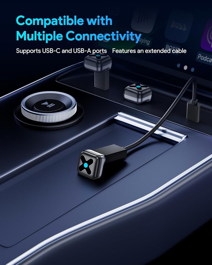 Ultra-Mini Wireless CarPlay Adapter