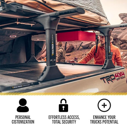 RealTruck Roll-N-Lock A-Series XT Retractable Truck Bed Tonneau Cover | 151A-XT | Fits 2017 - 2025 Ford F-250/350 Super Duty 6' 10" Bed (81.9")