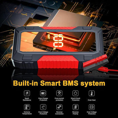 H50 Jump Starter - 5000A Jump Starter Battery Pack for Up to 10.0L Gas and 8.0L Diesel Engines, 12V Car Battery Jumper Starter Portable with 3.0" LCD Display, Jump Box