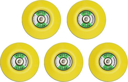 5Pcs 3-Inch Backing Pad, M6 Thread | 15,000 RPM