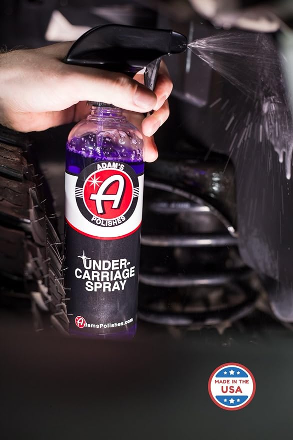 Adam's Polishes SiO2 Infused Invisible Undercarriage Spray (5 Gallon) - Quick and Easy to Use - Turn Your Wheel Wells Invisible - Leaves a Black Satin Finish