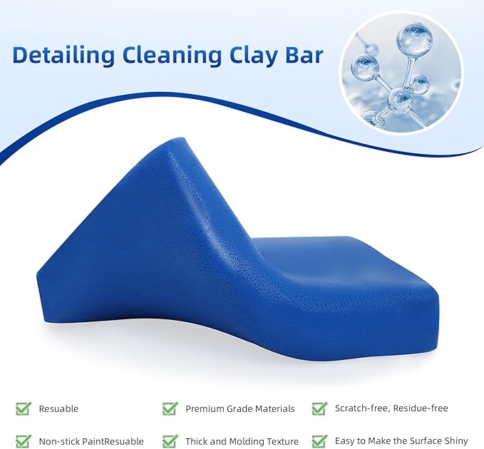IPELY 4 Pack 100g Car Clay Bar Auto Detailing Magic Clay Bar Cleaner for Car Wash Car Detailing Clean