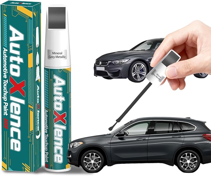 Mineral Grey Metallic(B39) Touch Up Paint Compatible with BMW Car Paint Pen Scratch Repair Automotive Scratch Remover Fix Exact Color Match