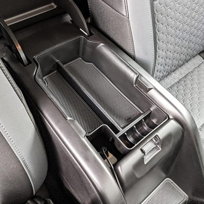 EDBETOS Center Console Organizer Tray Compatible with Chevy Colorado GMC Canyon Accessories 2015 2016 2017 2018 2019 2020 2021 2022 Armrest Secondary Storage Glove Box, Black