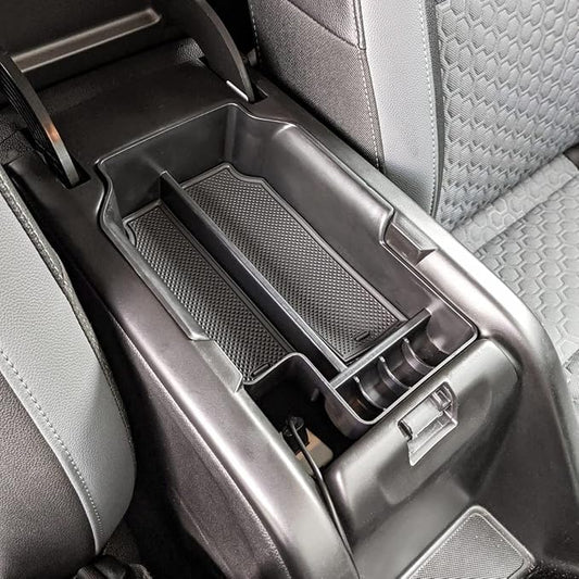 EDBETOS Center Console Organizer Tray Compatible with Chevy Colorado GMC Canyon Accessories 2015 2016 2017 2018 2019 2020 2021 2022 Armrest Secondary Storage Glove Box, Black