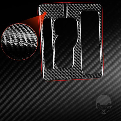 NVCNX Real Premium Carbon Fiber for Toyota 2nd Gen Tacoma Accessories 2005-2015 2006 2007 2008 2009 2010 2011 2012 2013 2014 Center Console Gear Indicator Panel Cover Interior Trim Sticker Decal 1PC