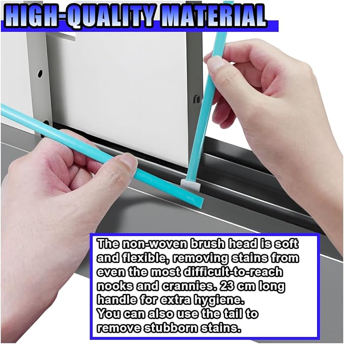 Cleaning Swab Sticks, Small Cleaning Sponge Tip for Tight Spaces, Disposable Crevice Cleaning Brush Kit, Universal Automotive Detailing Tools Accessories for SUV, Sedan, Truck (50PCS)