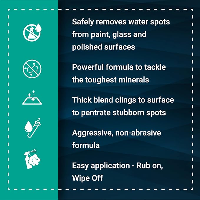 Bling Sauce Platinum Spots Sauce, Heavy-Duty Hard Water Spot Remover for Cars, Trucks, SUVs, 24oz.