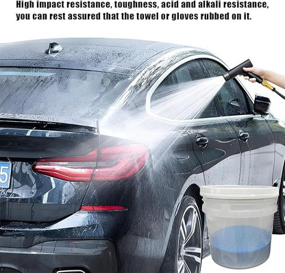 2 PCS Car Wash Bucket Insert, Car Wash Grit Filter Dirt Trap Fits 12 Inches Diameter Bucket, Insert for Automotive Detailing and Cleaning, Car Accessories (Blue)