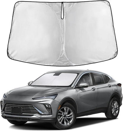 EcoNour Windshield Sunshade Compatible for Buick Envista 2024 2025 2026, Sun Visor for Front Windshield & Window Sun Shade Cover, UV Heat Blocker & Protector, Car Accessories