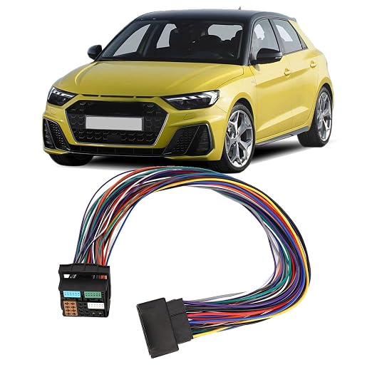 MQB Extension Adapter Cable, 60cm 52Pin MQB Extension Adapter Cable Bluetooth 5.0 5‑12V for Car Radio Speakers