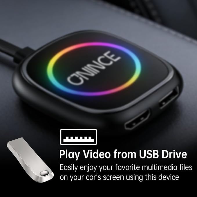 Magic Box 3.0 Max (2026 Upgrade) – 3-in-1 Wireless CarPlay & Android Auto Adapter | Support Netflix, YouTube, Disney+ & Prime Video | 4G+32G, HDMI Output, USB Drive | for Wired CarPlay Cars