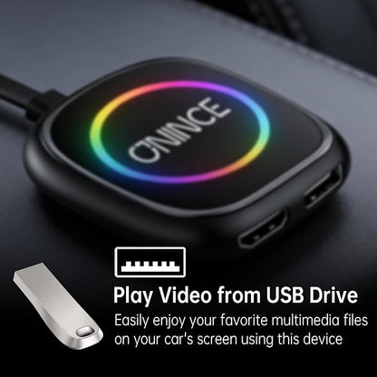 Magic Box 3.0 Max (2026 Upgrade) – 3-in-1 Wireless CarPlay & Android Auto Adapter | Support Netflix, YouTube, Disney+ & Prime Video | 4G+32G, HDMI Output, USB Drive | for Wired CarPlay Cars