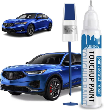 Apex Blue Pearl(B-621P) Touch Up Paint for Acura-Exact Match 2 in 1 touchup Paint Pen for Chips and Nicks Repair Car Paint Scratch Repair