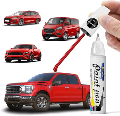 PQ Race Red Touch Up Paint Compatible with Ford, DIY Car Paint Scratch Repair, Automotive Paints, Quick & Easy Fix Scratch Repair for F-150/Mustang/Focus/Ranger/Bronco