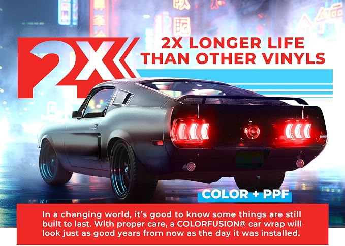 ColorFusion PPF by VViViD, Gunmetal Satin Stealth Metallic Dry Apply PPF Vinyl Car Wrap Roll 1.3ft x 5ft