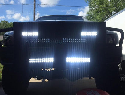 Willpower 9 inch 54W Spot LED Work Light Bar Driving Lamp 12V 24V 5400LM for Chevrolet Dodge Ford GMC JP Toyota Polaris RZR Ranger ATV UTV Can Maverick Boat SUV F150 F250