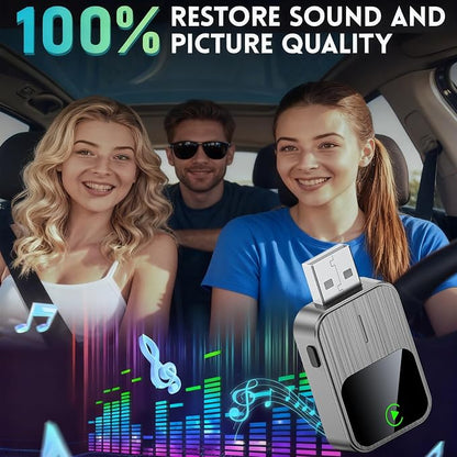 Wireless CarPlay Adapter for iPhone - Wired to Wireless CarPlay,Plug & Play,Fast & Stable Connection,Mini USB & Reset Button,Compatible with Cars 2016+ (iOS Only)
