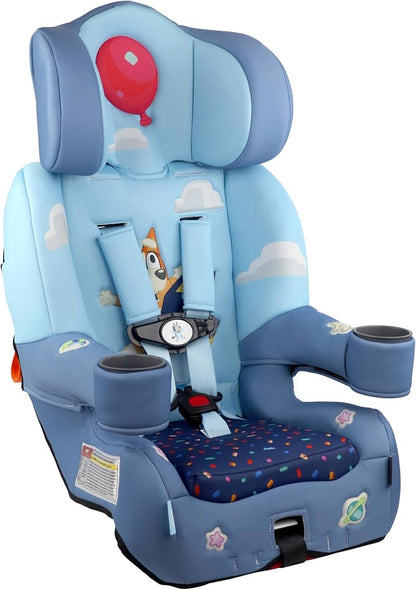 KidsEmbrace 2-in-1 Car Seat | Forward-Facing Harness (26.5–65 lbs) & Booster Mode (40–100 lbs) | Latch | Premium Fit with Multi-Position Headrest, Harness & Recline