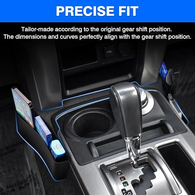 Autorder Gear Shift Organizer for 2010-2024 Toyota 4Runner Accessories Center Console Organizer Gear Shift Organizer Insert Tray