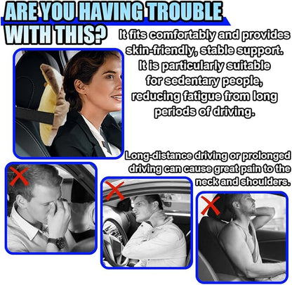 Cute Corgi Dog Car Headrest Pillow- Memory Foam Car Neck Pillow Auto Seat Cushion of Headrests for Pain Pressure Relief- Cartoon Neck Support Cushion with Adjustable Strap for Most Cars (Corgi)