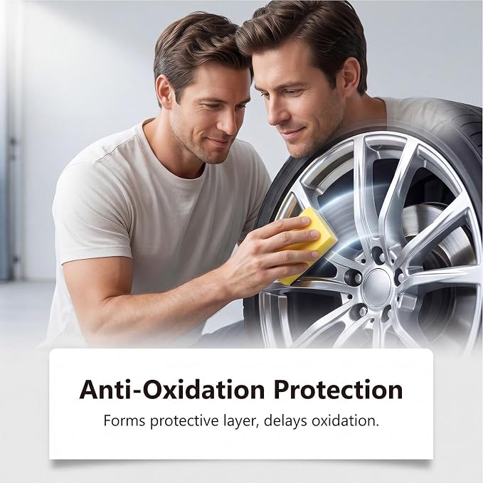 Tire Shine 100g Hub – Durable Gloss Polishing Balm Sponge, Dressing Paste Automotive, Truck Motorcycle SUV RV Sedan | Automotive Truck Motorcycle SUV RV Sedan Home Garage Workshop