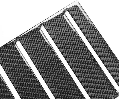 NVCNX Real Premium Carbon Fiber for Toyota Tundra 2022-2026 2023 2024 2025 SR5/Limited/SR Car Center Console Armrest Organizer Insert Mat Cover Interior Trim Accessories Overlay Sticker Decal 2PCs