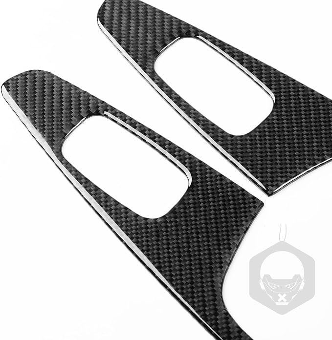 NVCNX Real Premium Carbon Fiber for Toyota 2nd Gen Tacoma Accessories 2005-2015 2006 2007 2008 2009 2010 2011 2012 2013 2014 Car Door Window Switch Cover Interior Trim Sticker Decal 6PCs - for 4-Door