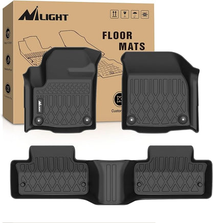 Nilight TPE Floor Mats for Land Rover Range Rover Evoque 5 Door and Coupe 2011 2012 2013 2014 2015 2016 2017 2018 2019, All Weather Custom Fit Heavy Duty Floor Liners