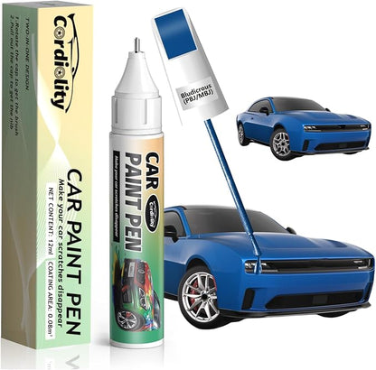 Bludicrous(PBJ/MBJ) Touch Up Paint Pen for Dodge,Car Paint Scratch Repair Pen Quick and Easy Fix Auto Paint Scratch