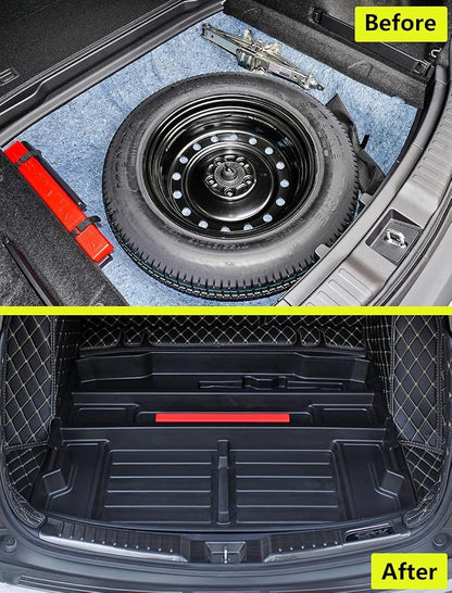 For 2017-2022 Honda CR-V Trunk Hidden Storage Box, CRV Insert Cargo Rear Hatch Specific Organizer, SUV Extra Space fits CR-V EX EX-L LX Touring Under Cargo Floor Storage Bins Accessories