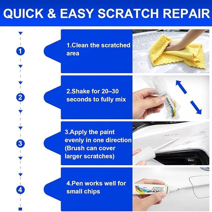 ERG Everlasting Silver Touch Up Paint Compatible with Kia, Car Paint Scratch Remover for Nicks & Chips Repair, Automotive Paints Exact Match Sportage/Sorento/Telluride/K5
