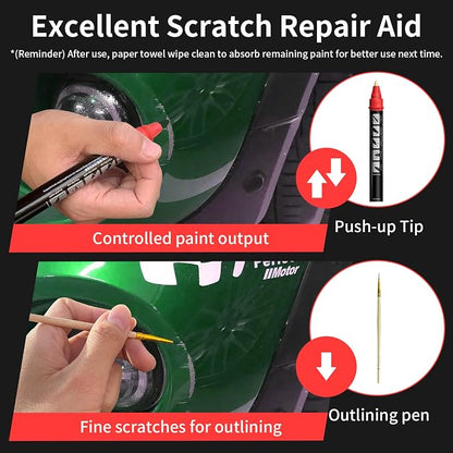 Carhoo C19 John Cooper Works Rebel Green Compatible with MINI Cooper Exact Match Touch Up Paint Pen - 0.56 Fl Oz(16ml)