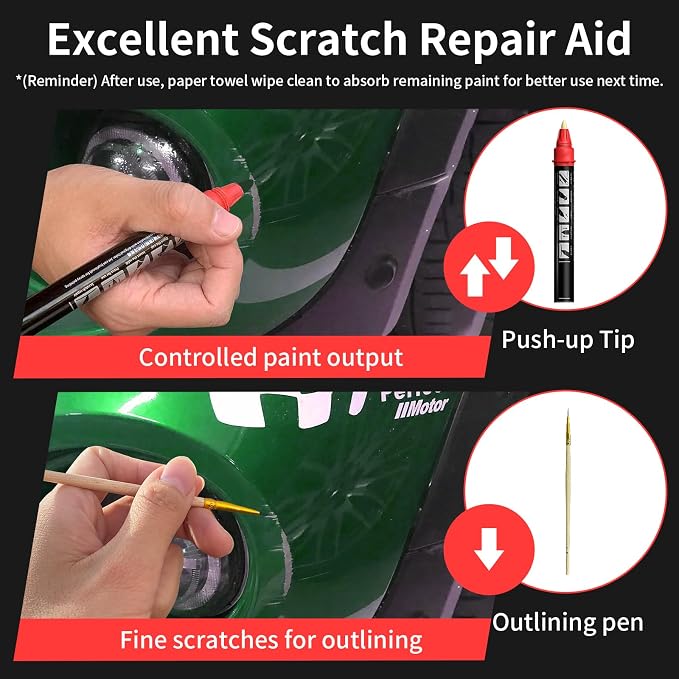 Carhoo B26 Oxford Green Pearl Compatible with MINI Cooper Exact Match Touch Up Paint Pen - 0.56 Fl Oz(16ml)