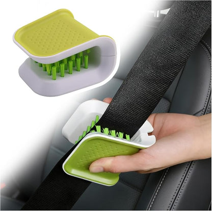 Car Seat Belt Cleaner Brush,Non-Slip Car Cleaning Brush with Double-Sided Bristle Brushes,U-Shaped Design Cars Detailing Brushes for Cleaning Most Vehicle Models Safety Belts