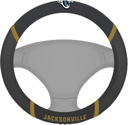 FANMATS NFL Unisex-Adult Embroidered Steering Wheel Cover