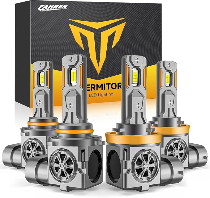 Termitor Latest Premium H11 9005 Fog Light Bulb for Off-road Only