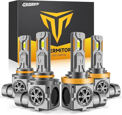 Termitor Latest Premium H11 9005 Fog Light Bulb for Off-road Only
