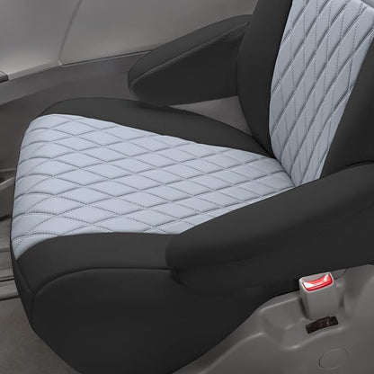 FH Group Custom Fit Car Seat Covers Specifically Made for 2011-2020 Toyota Sienna 7 Seater with Ultraflex Neoprene Water Resistant Automotive Seat Covers - Full Set Gray