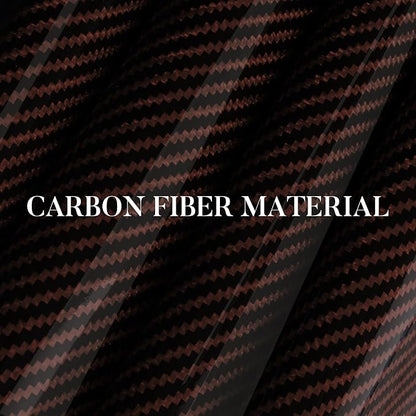 Carbon Fiber Steering Wheel Cover, Snap on Car Steering Wheel Cover Set Accessories 3pcs Wrap Grip Non Slip Protector Universal Glossy Brown