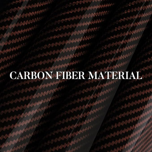 Carbon Fiber Steering Wheel Cover, Snap on Car Steering Wheel Cover Set Accessories 3pcs Wrap Grip Non Slip Protector Universal Glossy Brown