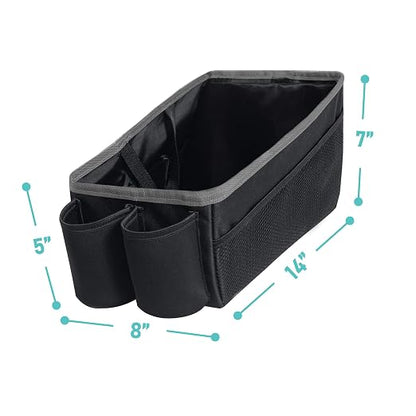 FH Group E-Z Travel Multi-Use Tote Car Seat Organizer with Cup Holder (Beige) FH1135