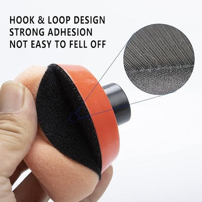 44-Piece Polishing Pad Kit for Drill & Polisher - Foam, Wool, Microfiber Buffing Pads with Backing Plate & Adapter, Car Detailing Supplies for Beginners & Professionals