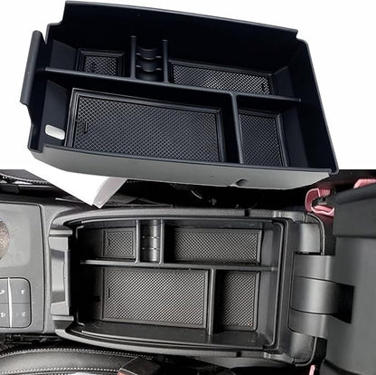 Compatible with Ford Escape 2020 2021 2022 2023 2024 2025 2026, Bronco Sport 2021-2023 2024 2025 2026 Accessories Center Console Tray Organizer, Armrest Secondary Storage Box