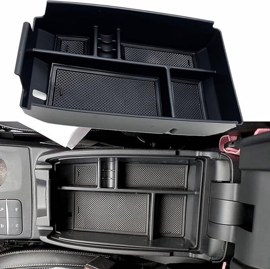 Compatible with Ford Escape 2020 2021 2022 2023 2024 2025 2026, Bronco Sport 2021-2023 2024 2025 2026 Accessories Center Console Tray Organizer, Armrest Secondary Storage Box