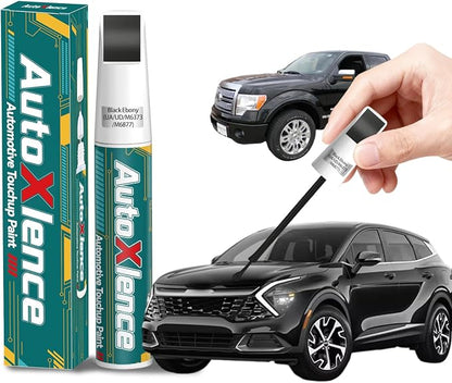Black Ebony(UA/UD/M6373/M6877) Touch Up Paint Compatible with Ford Car Paint Pen Scratch Repair Automotive Scratch Remover Fix Exact Color Match